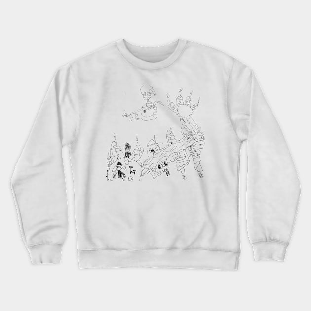 Merry Christmas Crewneck Sweatshirt by pasnthroo